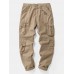 Mens Casual Multi Pockets 100  Cotton Cargo Pants